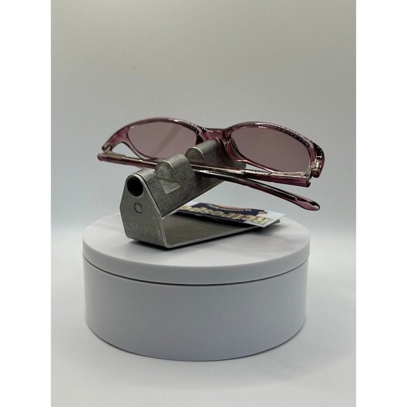 Vintage Y2K Sunglasses | NOS | Narrow Monochrome Style | Pink Lens/Frame - Picture 6 of 8